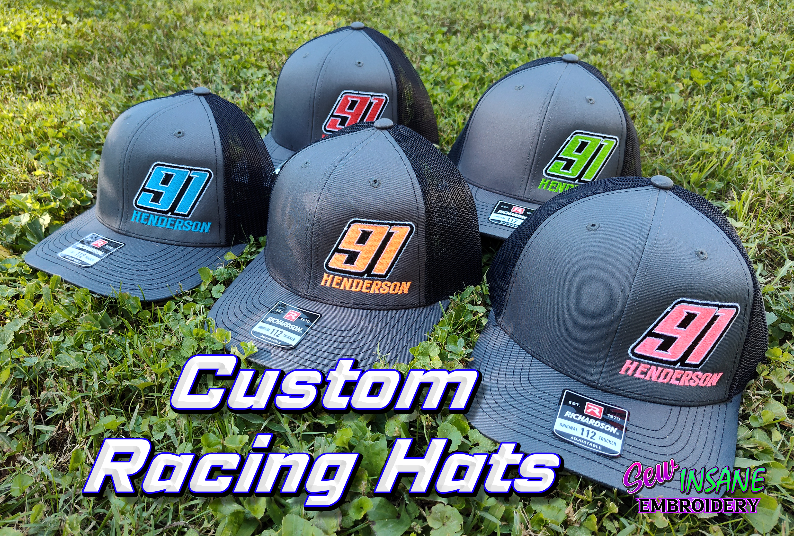 Custom Embroidered Racing Flexfit hat. Your Racing Logo or Name here. Flexfit 6277/6477 Wooly Combed Baseball Hat (Red, L/XL)並行輸入 No Minimum Custom Embroidered FlexFit Hats, Flex Fit Custom Racing